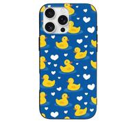Yellow Rubber Ducks Cute Printed Phone Cover Case Compatible with iPhone 16/16 Plus/16 Pro/16 Pro Max/16 E Funny Lightweight TPU Phones Protector