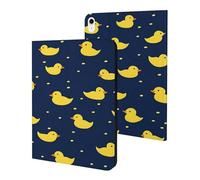 Yellow Rubber Ducks Stylish Tablet Case Leather Protective Cover Compatible with IPad/iPad 10代 (10.9in)