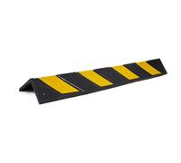 Yellow Rubber Wall Corner Guard L-S Ga Protector 1cm Thick 80-150cm Rubber Corner Protectors 1-10 Pcs (2 Pcs - 80cm) for Safe