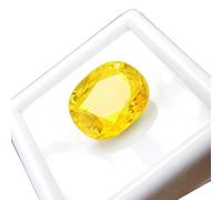 Yellow Sapphire 5.25 Ratti 4.35 Carat Unheated Untreated Ceylon Mined Pukhraj Gemstone Aaa++ Quality Certified Natural Gemstone By Lab Certified For Men And Women'S (Lab-Tested)-B0CWGPXNMRNAMZ