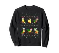 Yellow sided conure owner Xmas parrot Funny Christmas Conure Sweatshirt