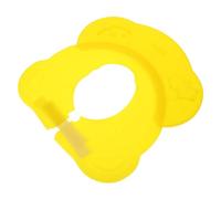 Yellow Silicone Toddler Shampoo Cap with Cute Ear Protect | Lightweight Waterproof Bathing Shield, Adjustable Fit for Kids, Delicate Lovely Shape with Protective Ear Coverage
