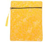Yellow Silk Buddhist Book Wrap Cloth Carrier for Scriptures