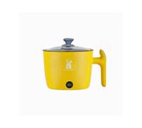 (Yellow) Single-Layer Electric Steamer, Electric Hot Pot, Electric Cooker, Household Small Electric Pot, Multi-Functional