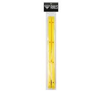 Yellow Skateboard Rails Old School Plastic with Mounting Screws by Black Diamond