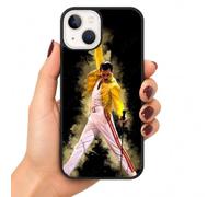Yellow Smoke Black Retro Freddie Photo Mercury Custom Black White Clear Compatible With iPhone 6 7 8 SE 2020 X XR XS 11 12 13 14 15 16 16E 17 E Pro Max Plus Mini Case Custom Personalised Name