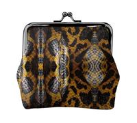 Yellow Snake Printing Minimalist Lightweight Wallet for School and Work Commutes,Concerts Travel Kit Wallet