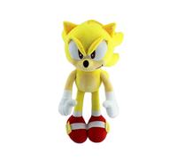 (Yellow) Sonic The Hedgehog Plush Toys Knuckles Shadow Tails Cartoon Stuffed Doll Gift