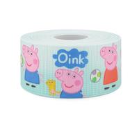Yellow Spot Pig 2m x 22mm Wide for Personalised Birthday Cake Decoration Ribbon & Decorating Ideas for Present Gift Wrap Bows Toppers Wrapping for Bags Box Balloon String Cards Art Craft Ribbon