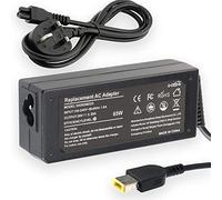 Yellow square USB tip 65W Lenovo ThinkPad Laptop Charger, 20V 3.25A Replacement AC Adapter Power Supply Compatible for T430 T440 T450 T460 T560 E431 E440 E531 E540 Series