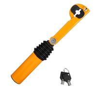 Yellow Steel Handbrake Lock Security for Car Anti Theft Gear | Easy Replacement, Reliable Locking, Master Cylinder Drive Fastening, One Piece for Vehicle Use