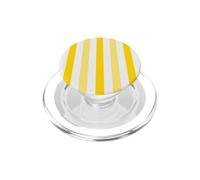 Yellow Stripes - Striped Design with Wide Vertical Striping PopSockets PopGrip for MagSafe