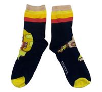 Yellow Submarine Ankle Socks Beatles Black One Size
