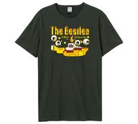 Yellow Submarine Bubbles The Beatles T-Shirt Amplified Charcoal XS