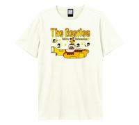 Yellow Submarine Bubbles The Beatles T-Shirt Amplified White M