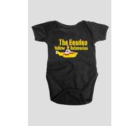 Yellow Submarine Logo Baby Grow The Beatles Black 24 m
