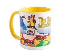 Yellow Submarine Scene Mug | Yellow Handle | The Beatles | Rock Inspired Mug | 60s | 312 ml | Dishwasher and Microwave Suitable | Gift Idea