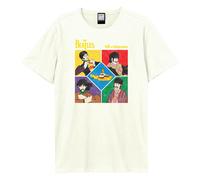 Yellow Submarine Shapes The Beatles T-Shirt Amplified White M