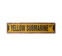 YELLOW SUBMARINE Vintage Street Sign Metal Plastic new music Penny Lane