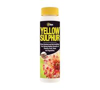 Yellow Sulphur 225g - Soil Conditioner and Plant Nutrient for Sulphur-Deficient Soils Promotes Healthy Growth Prevents Yellowing Leaves and Supports Acid-Loving Flowers Fruits & Vegetables