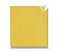 Yellow Sun Shade Sail 200x600cm UV Protection & Wind Block for Garden/Balcony Includes Grommets & Fixing Ropes Durable Outdoor Canopy Perfect Sunshade Solution