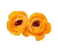 Yellow Sunflower Earrings, Lightweight Polyester Bloom Fabric, Dangle Boho Holiday Earrings for Party Beach Summer Vacation Daily Wear Gift A
