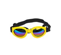 (Yellow) Super Cute Foldable Waterproof Goggles Uv Protection Dogs Sunglasses