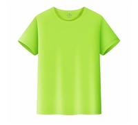 Yellow T-Shirt Women's Pullover Short Sleeve Shirt Functional Shirts Plain Tops Y2K Carnival Fancy Dress T-Shirt Costume Shirt T-Shirts Summer Shirt Leisure Shirt, light green, XXL