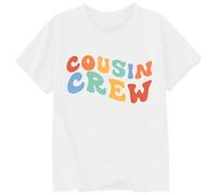 Yellow T Shirts for Kids Girls UK Letter Printed Round Neck Tee Casual Comfortable Short Sleeve Top for Kids Summer Spring Everyday Wear (White-a, 130)