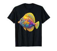 Yellow Tang Reef Fish Colorful Marine Ocean Animal Art T-Shirt