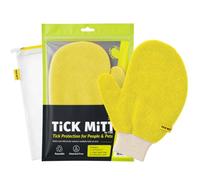 Yellow Tick Removal Glove - Protective Tick Removal Tool for Humans and Pets - Safely Remove Ticks with Ease - Durable, Comfortable, and Easy to Use Tick Removal Glove
