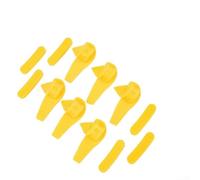 Yellow Tire Changer Inserts 12pcs Nylon for Duck Head Guard Yellow | Fits for duck head mounts, prevents rim scratches, type A and B included, nylon build, yellow color