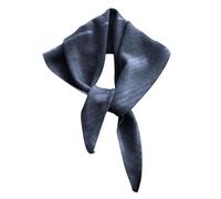 Yellow Triangle Scarf for Women - Korean Version Knitted Wool Cross Neck Scarf, Mini Black Y2k Pure Color Blend Shawl Warm Headscarf High-End Aesthetic Cozy Fall Winter Blue Cottagecore Accessories