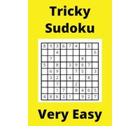 Yellow Tricky Sudoku Book, 9x9 Puzzles, 200 Pages, 6x9, Very Easy