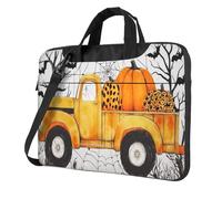 Yellow Truck With Large Pumpkins Laptop Bag Laptop Case 15.6 Inch Computer Bags Padded Sleeve Cover For Women Men