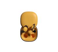 (Yellow) True Wireless Headphones TWS Earbuds In Ear BT 5.2 Auto Pairing for Sleeping Mobile Phone Office Business Travel