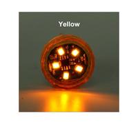 (Yellow) Universal LED Car Door LED Warning Lights Safety Anti-collision Lights