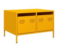vidaXL TV Cabinet Mustard Yellow 68x50x43.5 cm Cold-rolled Steel, Yellow