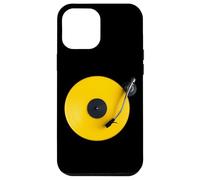 Yellow Vinyl Record, Retro Design, Turntable DJ, Pop Case for iPhone 12 Pro Max