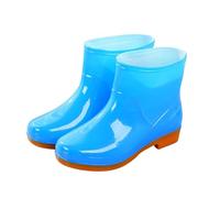 Yellow Wellies Ladies Rain Boots for Women Gardening Shoes Wellies Tall Rain Boots for Women Tube Plus Velvet Shoes Rubber Overshoes Water Kitchen Fashion Adult Non Slip Forever Young Womens Wedge