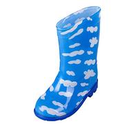 Yellow Wellies Ladies Waterproof Boots Garden Shoes Women Patterned Boots Toddler Rain Baby Rain Short for Toddler Easy Lightweight Womens Mud Size 8 (Sky Blue,2)