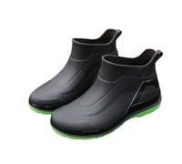 Yellow Wellies Ladies Waterproof Boots Gardening Shoes Crock Boots for Men Men Rain Ankle Outdoor Garden Shoes Winter (Green,6)