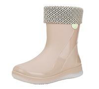 Yellow Wellies Ladies Waterproof Boots Women Garden Shoes Hollies Boots Women's Spring Summer Autumn and Winter Short Sleeved Cotton Removable and Washable Outdoor Fashion Work Fishing Car Wash Kitche