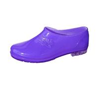Yellow Wellies Ladies Waterproof Womens Boots Love Bots for Men Rubber Boots Rubber Ankle Rainboots Short Rain Garden Shoes Rain Shoes Work Womens Size 13 (Purple,6.5)