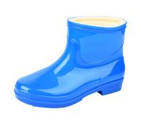 Yellow Wellies Waterproof Boots Women Ladies Garden Shoes Northern Insulated Rubber Boots Women's Spring and Autumn Winter Short Sleeved Cotton Outdoor Fashion Work Fishing Kitchen Non Slip Warm Rubbe