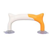 Yellow White Ruler Handle Ergonomic Easy Assembly Strong Suction Cup ABS PVC Quilting Ruler Grip for Sewing Patchwork Study