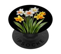 Yellow White Spring Daffodil Bouquet Shapes Mania PopSockets Adhesive PopGrip