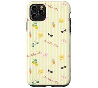 Yellow White Stripes Gelato La Dolce Vita Summer Vibes Case for iPhone 11 Pro Max
