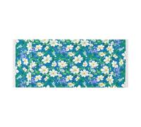 Yellow Wildflowers Green Leaves lace edge Washer and Dryer Covers with side bag sturdy Washer and Dryer Covers for the Top Fits Most Washers or Dryers Fall Decor Halloween Decor 51.2x22in