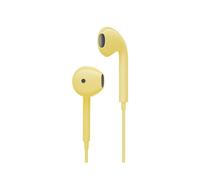 (Yellow) Wired Earphones With Microphone 3.5mm Earphones Plug In-Ear Headphones